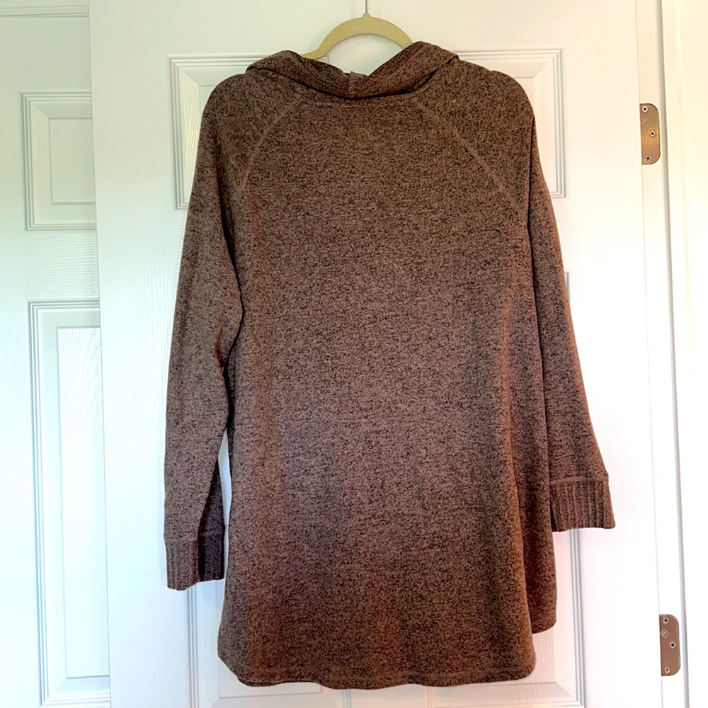 Torrid brown cowl neck sweater - Picture 2 of 2